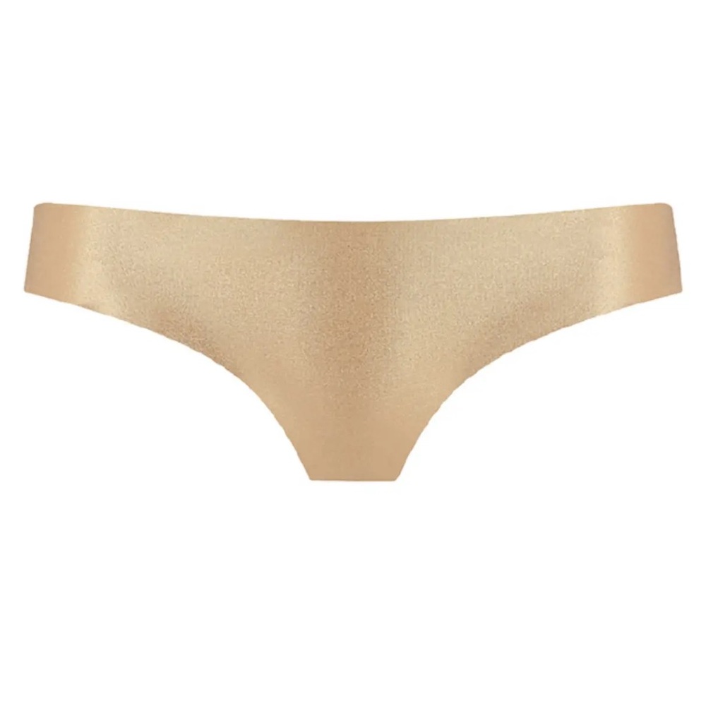 ARABELLA LONDON Seamless Low Rise Brief Moderate Coverage in Gold Shimmer NWT